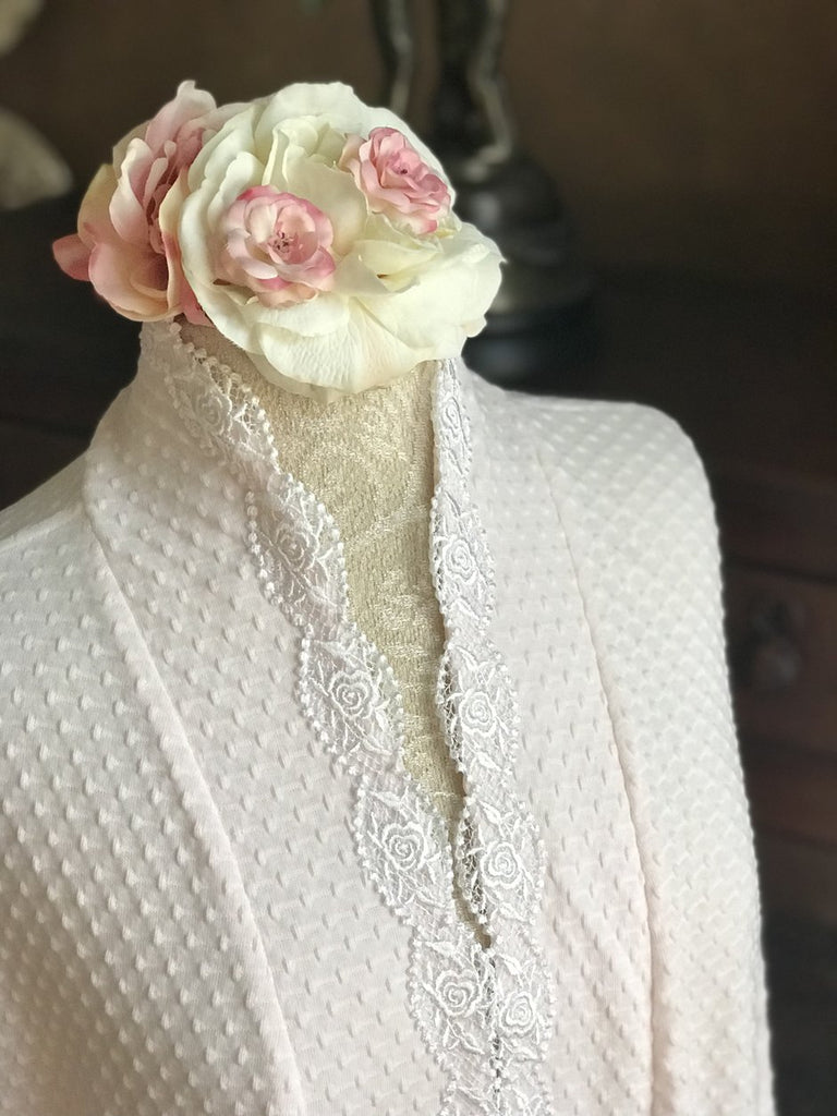 Just a hint of blush pink.............................