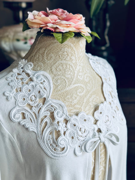 Cotton Bed Jacket Simple Pleasures Couture