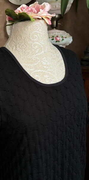 Long Sleeve Long Gown WAFFLE