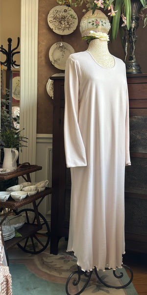 Long Sleeve Long Gown INTERLOCK