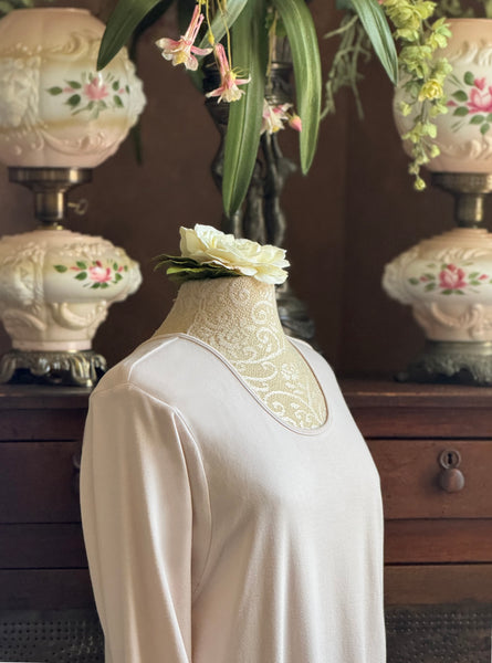 Long Sleeve Long Gown INTERLOCK