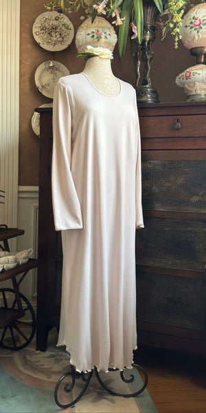 Long Sleeve Long Gown INTERLOCK