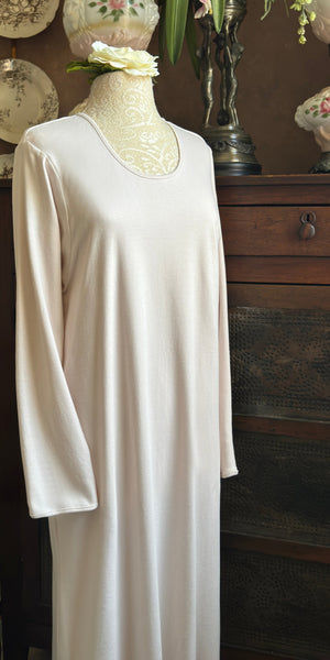 Long Sleeve Long Gown INTERLOCK