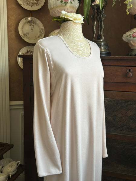 Long Sleeve Long Gown INTERLOCK