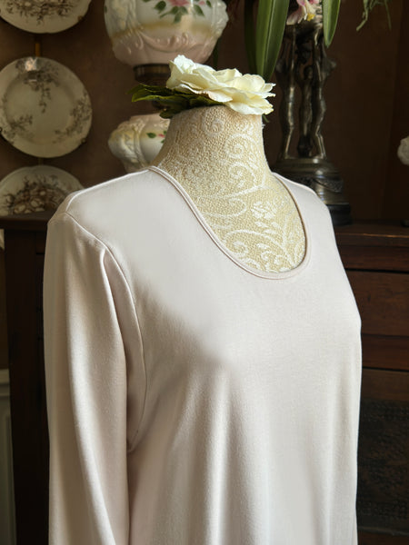 Long Sleeve Long Gown INTERLOCK