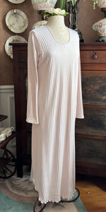 Long Sleeve Long Gown SHADOW STRIPE