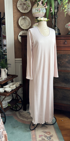 Long Sleeve Long Gown SHADOW STRIPE