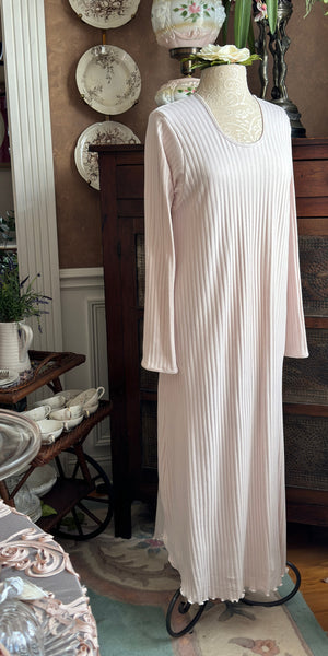Long Sleeve Long Gown SHADOW STRIPE