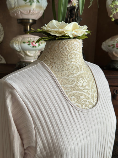 Long Sleeve Long Gown SHADOW STRIPE