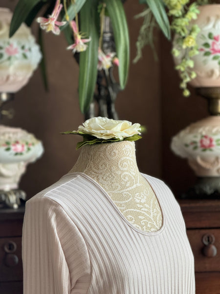 Long Sleeve Long Gown SHADOW STRIPE
