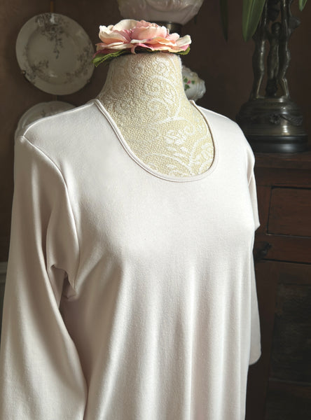 3/4 Sleeve 3/4 Gown INTERLOCK