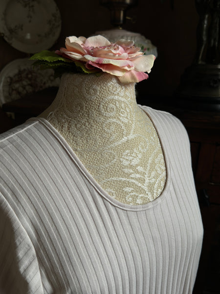 3/4 Sleeve Long Top & Palazzos SHADOW STRIPE