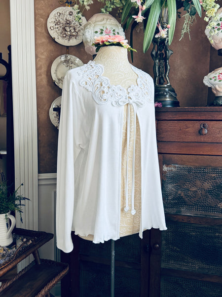 Cotton Bed Jacket Simple Pleasures Couture