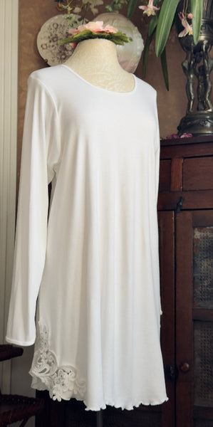 Long Sleeve Short Gown Simple Pleasures Couture