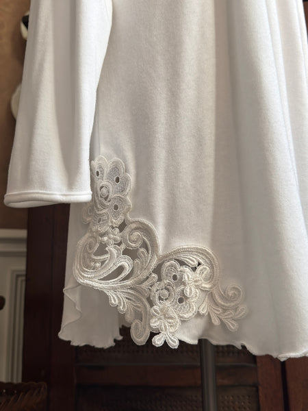 Long Sleeve Short Gown Simple Pleasures Couture