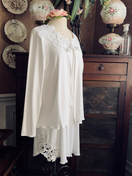 Cotton Bed Jacket Simple Pleasures Couture