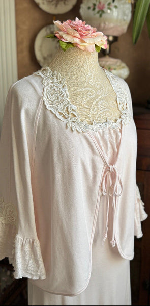 Supima Cotton Bed Jacket SARAH LYNN TinaEvaRenee Couture