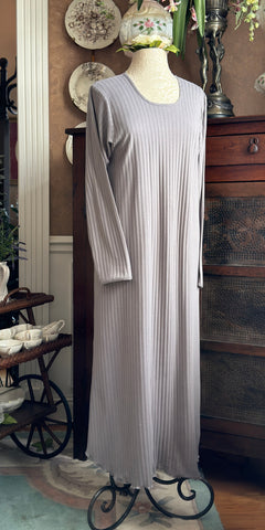 Long Sleeve Long Gown SHADOW STRIPE