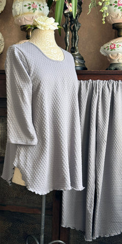 3/4 Sleeve Long Top & Palazzos DOT