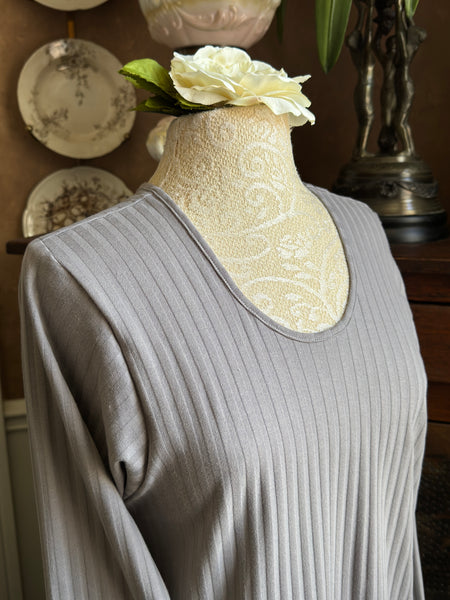 3/4 Sleeve Long Top & Palazzos SHADOW STRIPE