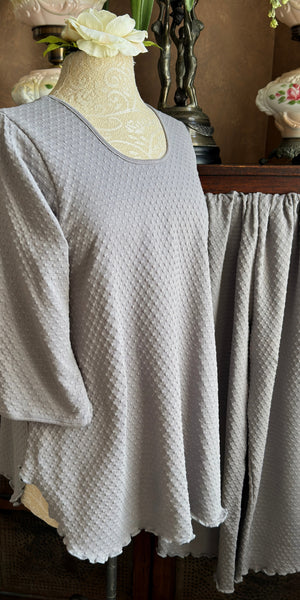 3/4 Sleeve Long Top & Palazzos DOT