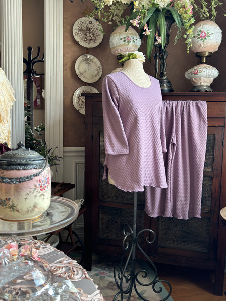3/4 Sleeve Long Top & Palazzos DOT