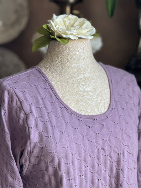 3/4 Sleeve Long Top & Palazzos WAFFLE