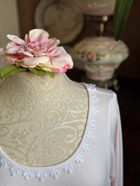 ADELAIDE Long Sleeve Ballet Length Nightgown