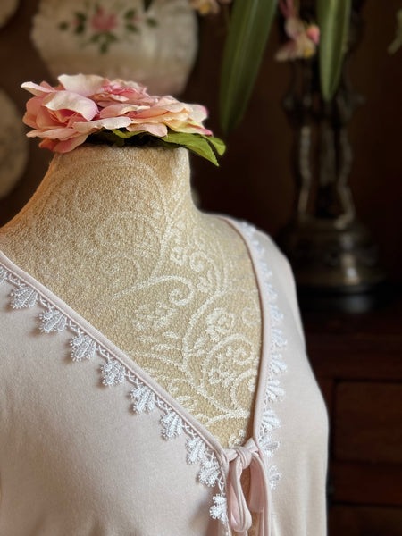 Supima Cotton Bed Jacket ADELAIDE TinaEvaRenee Couture