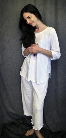 3/4 Sleeve Long Top & Palazzos DOT