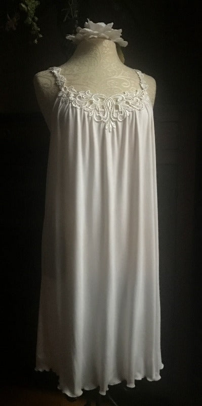women's supima cotton short sleeve knee length nightgown dress Women's Cotton Short Sleeve Knee Length Nightgown - Lands' End - Blue