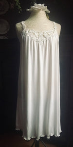 Nightgown ALISSA RENEE Short Knee Length Gown
