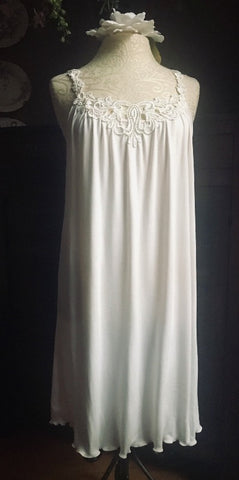 Nightgown ALISSA RENEE Short Knee Length Gown