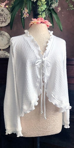 Cotton Bed Jacket DOT Collection