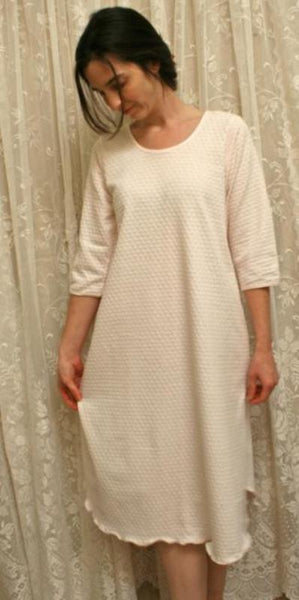 3/4 Sleeve 3/4 Length Gown Dot Collection - Simple Pleasures, Inc.