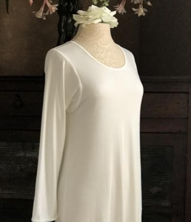 Long Sleeve Long Gown INTERLOCK