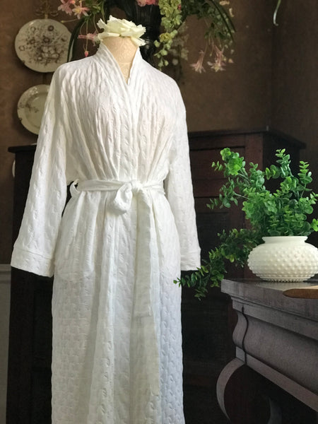 3/4 Length Simple Wrap Robe Waffle Collection - Simple Pleasures, Inc.