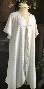 Short Sleeve 3/4 Length Swing Robe Dot Collection