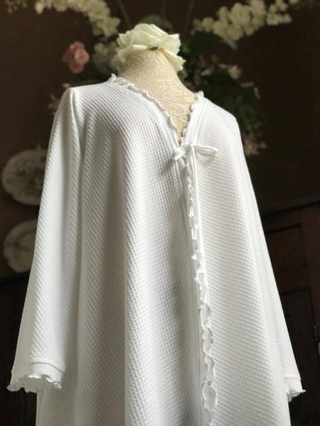 Long Sleeve Short Swing Robe BASKET WEAVE Collection