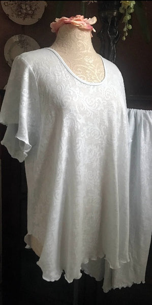 Short Sleeve Long Top & Palazzos LACE