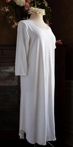 3/4 Sleeve 3/4 Length Gown CHECK