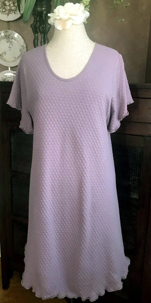 Smokey Neutrals Short Sleeve Short Gown Dot Collection