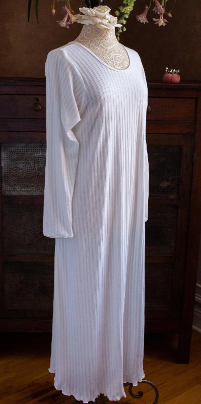 Long Sleeve Long Gown SHADOW STRIPE