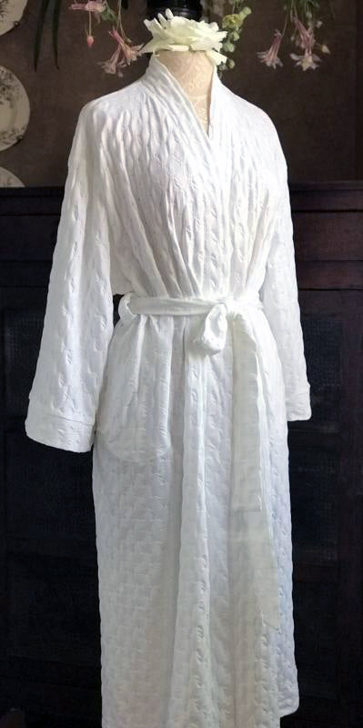 3/4 Length Simple Wrap Robe Waffle Collection