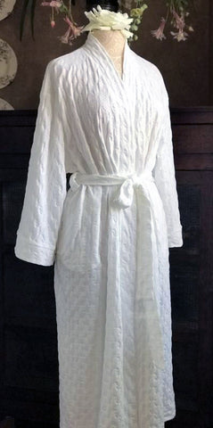 3/4 Length Simple Wrap Robe Waffle Collection