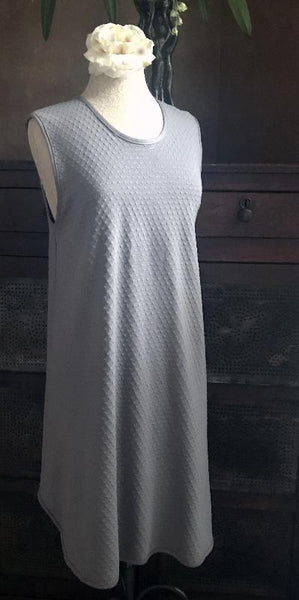 Smokey Neutrals Sleeveless Short Gown or Dress DOT