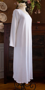 Nightgown Long Sleeve Long CHECK