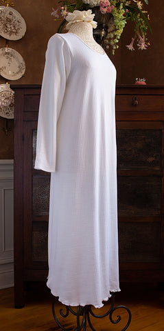 Nightgown Long Sleeve Long CHECK