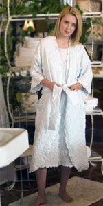 3/4 Length Wrap Robe Waffle Collection