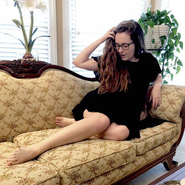 Short Sleeve Short Gown DOT